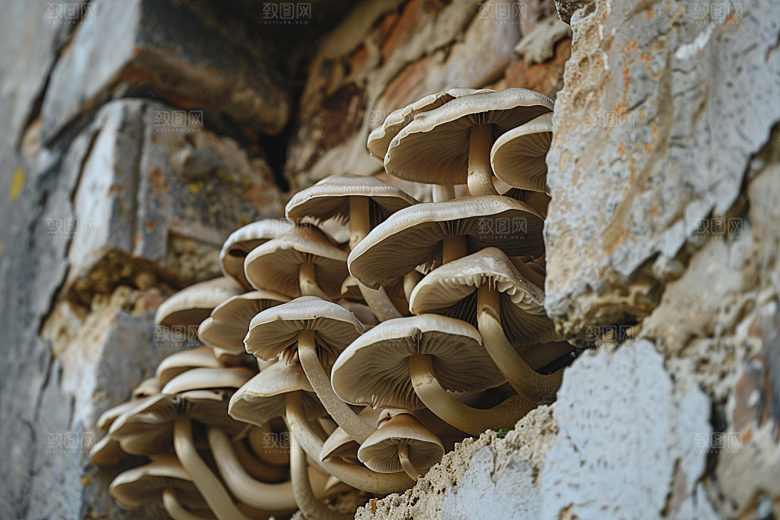 菌菇食材山珍摄影图