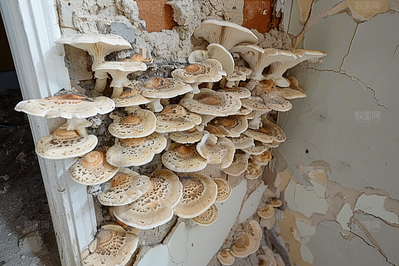 菌菇菌类新鲜摄影图