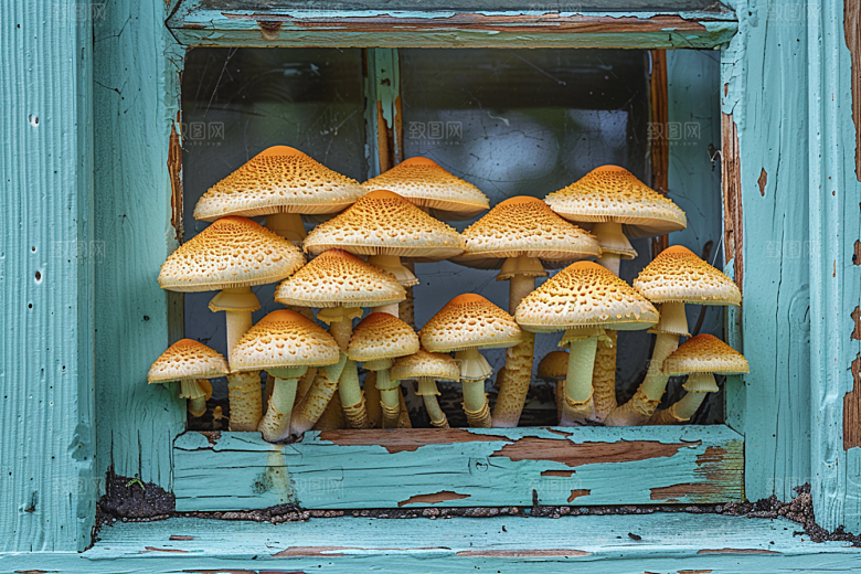 菌菇鲜味山野摄影图