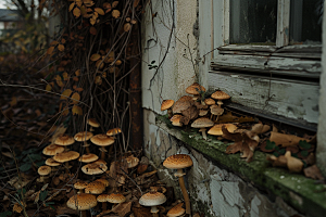 菌菇食材美食摄影图