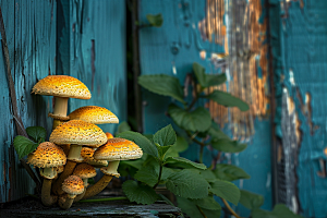 菌菇新鲜食材摄影图