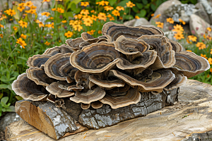 菌菇食材山珍摄影图