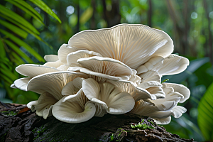 菌菇采菌子美味摄影图