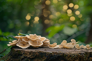 菌菇新鲜菌类摄影图