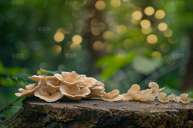 菌菇新鲜菌类摄影图
