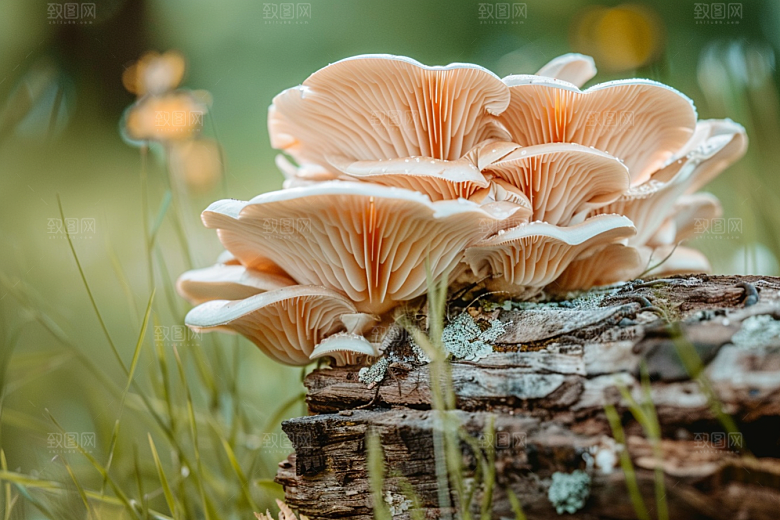 菌菇鲜味山珍摄影图