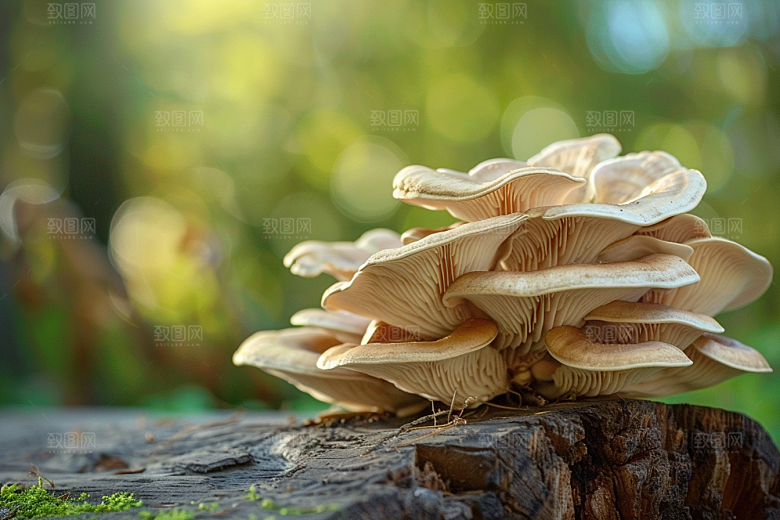菌菇山林菌类摄影图