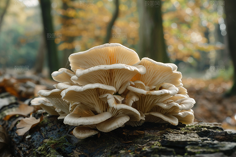 菌菇鲜味山林摄影图