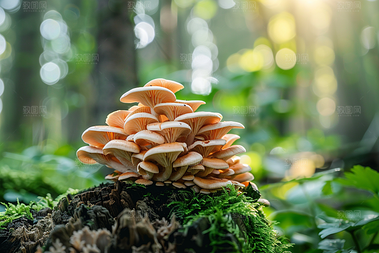 菌菇高清山林摄影图