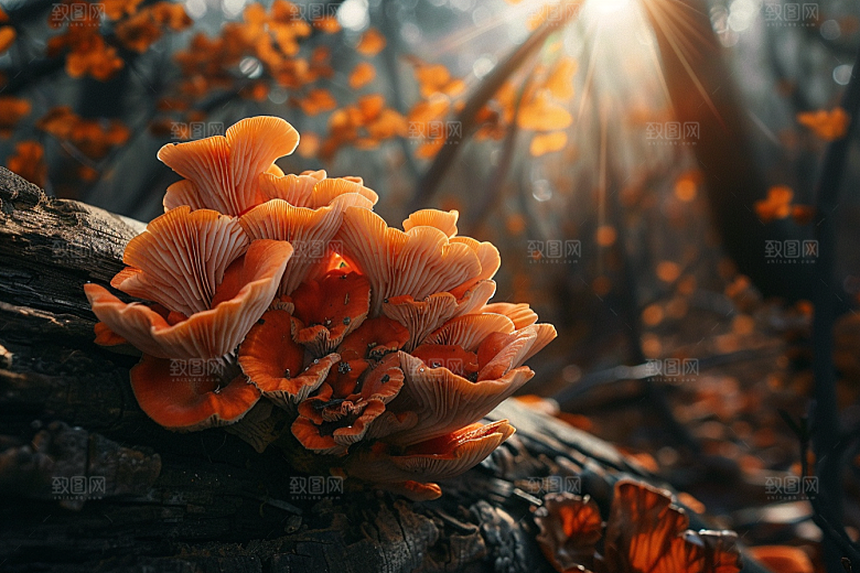 菌菇菌类新鲜摄影图