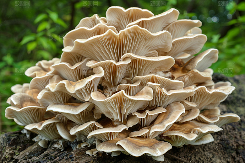 菌菇山野食材摄影图