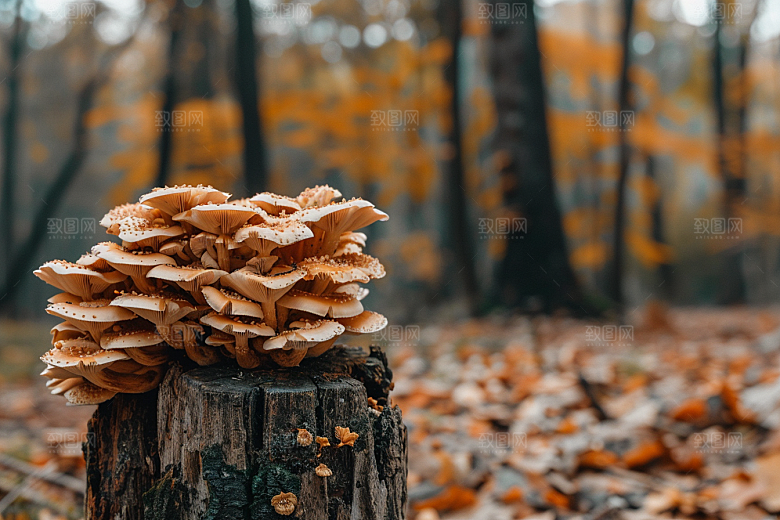 菌菇云南采菌子摄影图