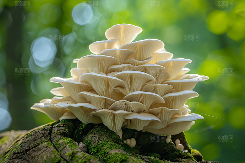 菌菇菌类美味摄影图