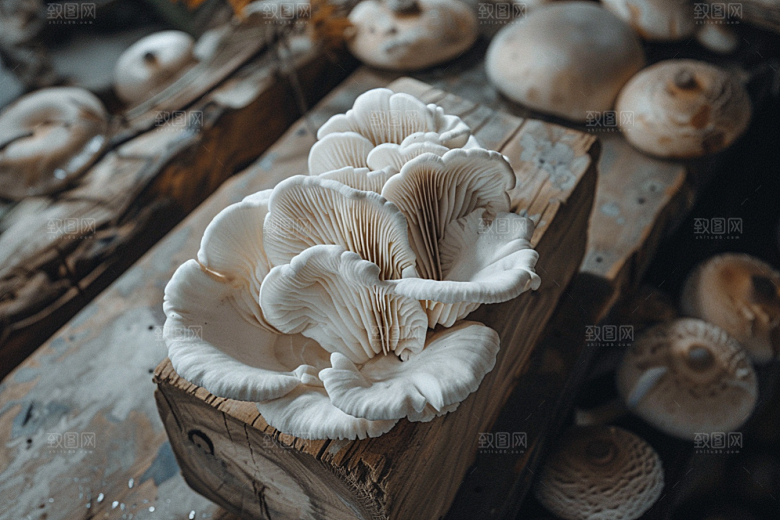 菌菇云南采菌子摄影图