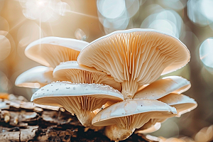 菌菇山野山珍摄影图