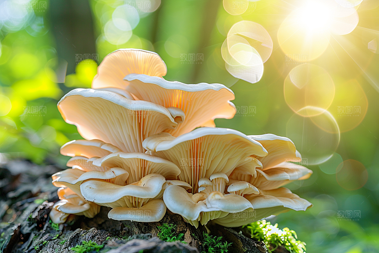 菌菇山林山珍摄影图
