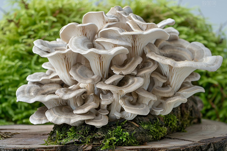 菌菇山林美食摄影图