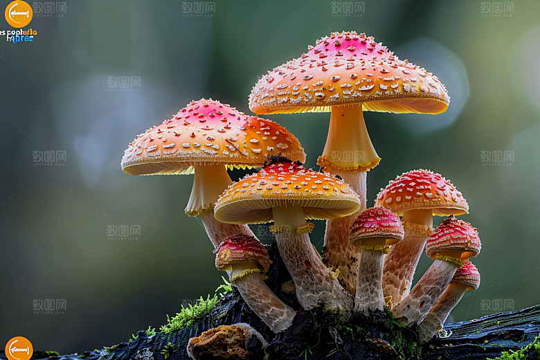 菌菇美味山珍摄影图