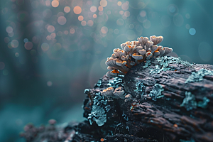 菌菇美食食材摄影图