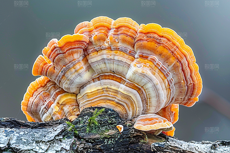 菌菇食材采菌子摄影图