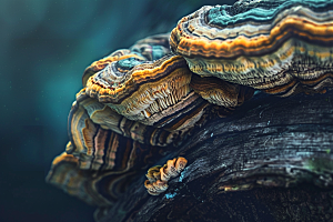 菌菇采菌子山林摄影图