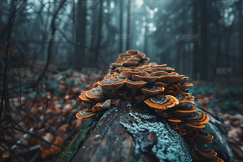 菌菇山珍鲜味摄影图