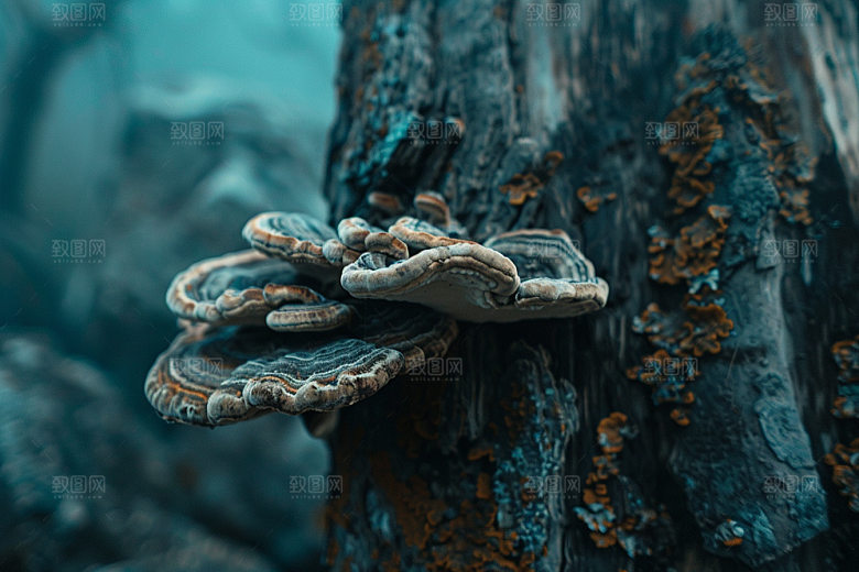 菌菇山林新鲜摄影图