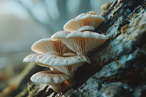 菌菇食材山珍摄影图