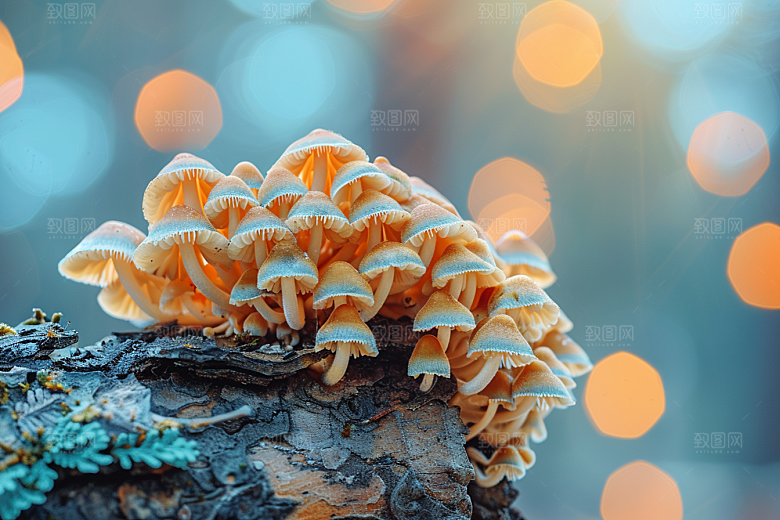 菌菇山林高清摄影图