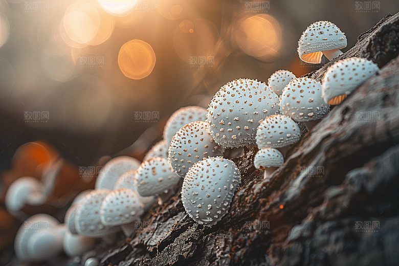 菌菇蘑菇山林摄影图