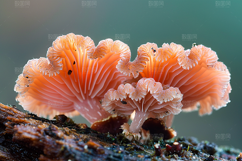 菌菇山林菌类摄影图