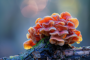 菌菇美食采菌子摄影图