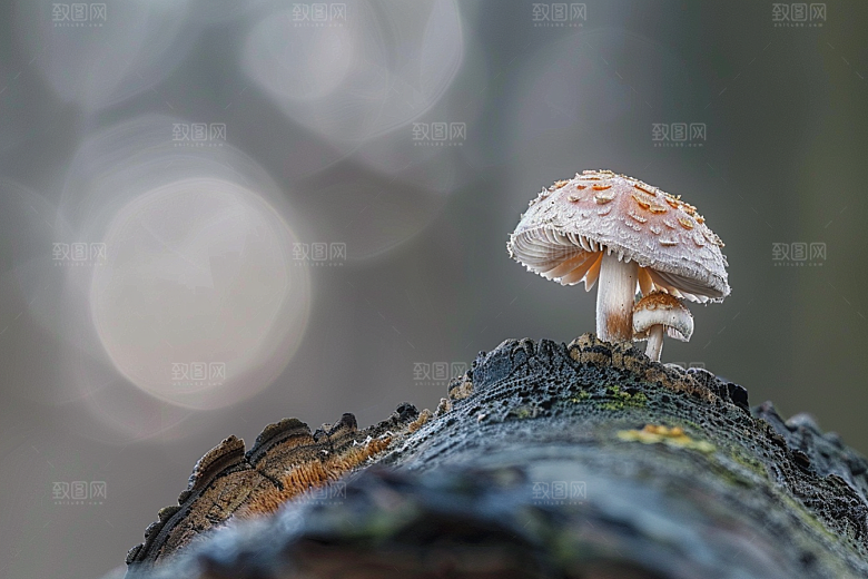 菌菇山珍采菌子摄影图