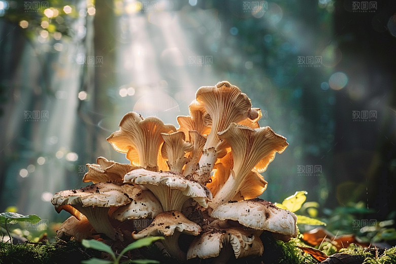 菌菇美食美味摄影图