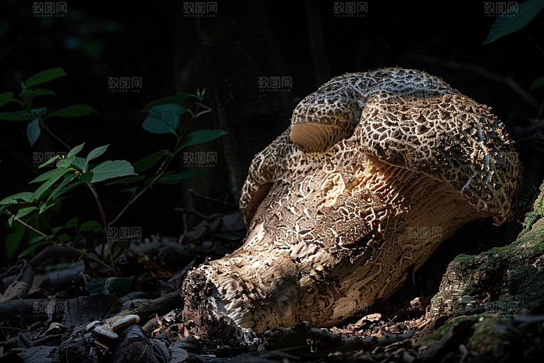 菌菇美食菌类摄影图
