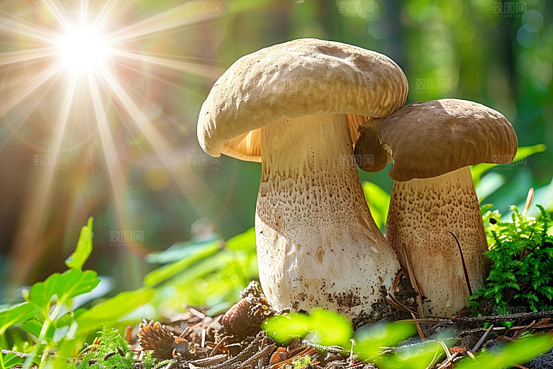 菌菇蘑菇鲜味摄影图
