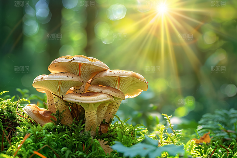 菌菇美食山野摄影图