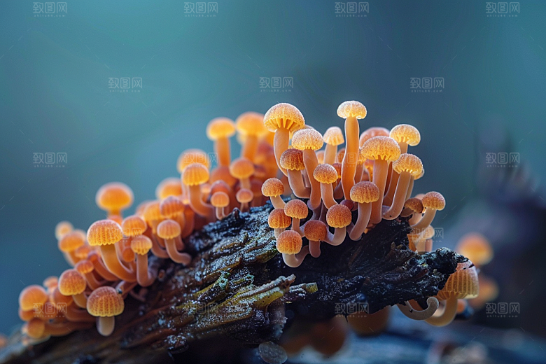 菌菇采菌子山珍摄影图