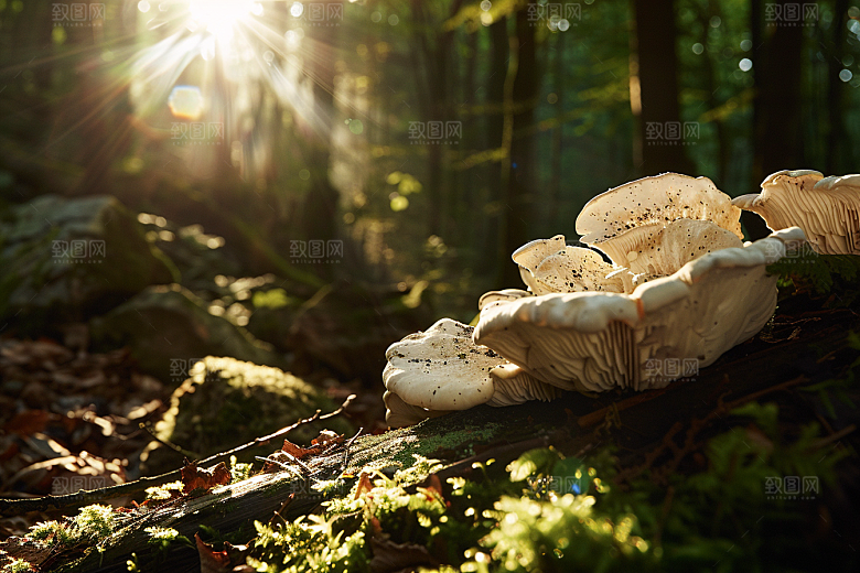 菌菇美食山珍摄影图