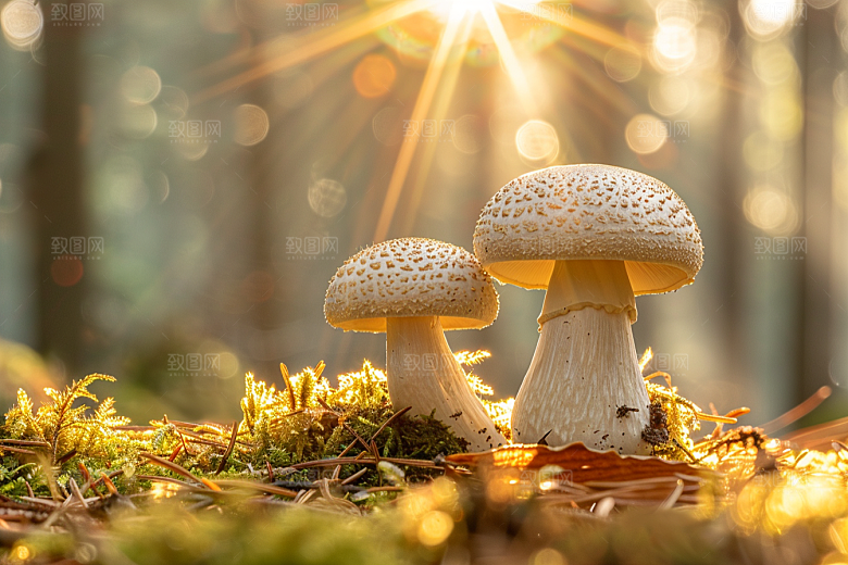 菌菇山珍山林摄影图