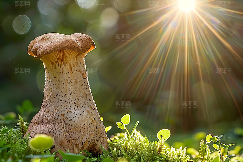 菌菇山林蘑菇摄影图