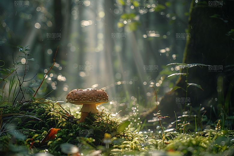 菌菇山野山林摄影图