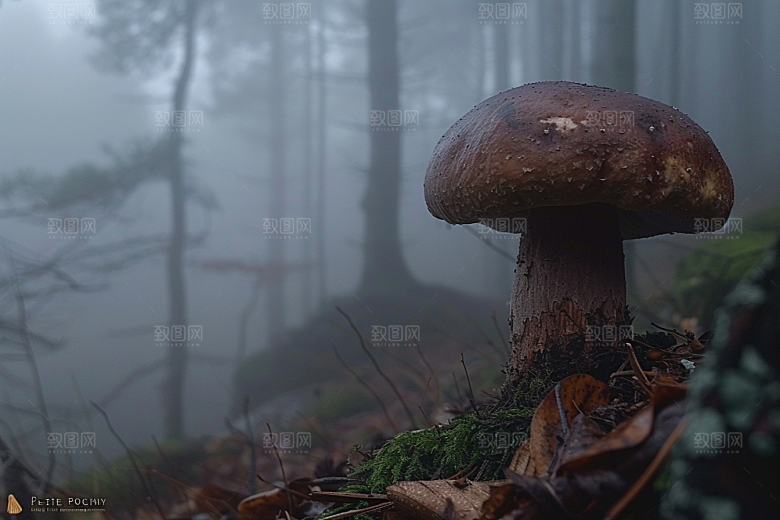 菌菇食材山珍摄影图