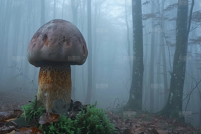 菌菇采菌子菌类摄影图