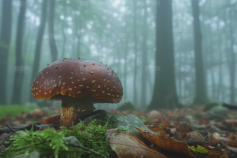 菌菇山珍新鲜摄影图