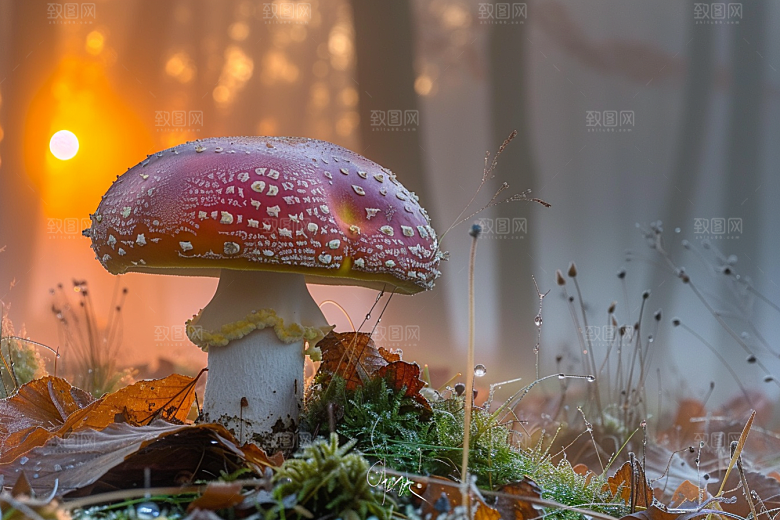 菌菇山珍鲜味摄影图