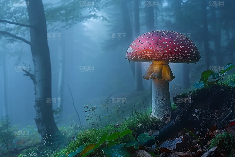 菌菇鲜味菌类摄影图