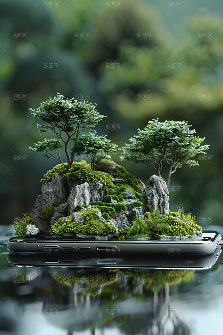 手机VR山水VR技术自然模型