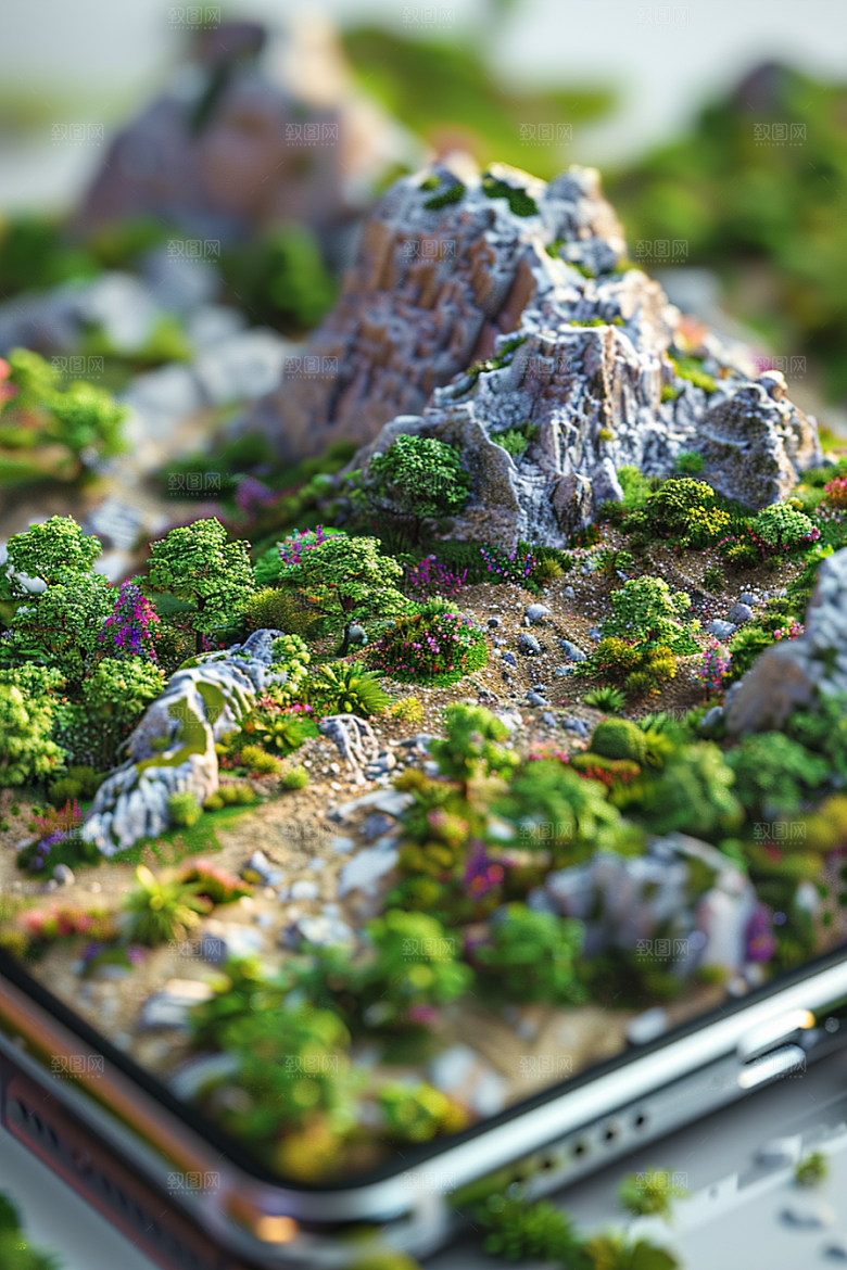手机VR山水未来VR技术模型