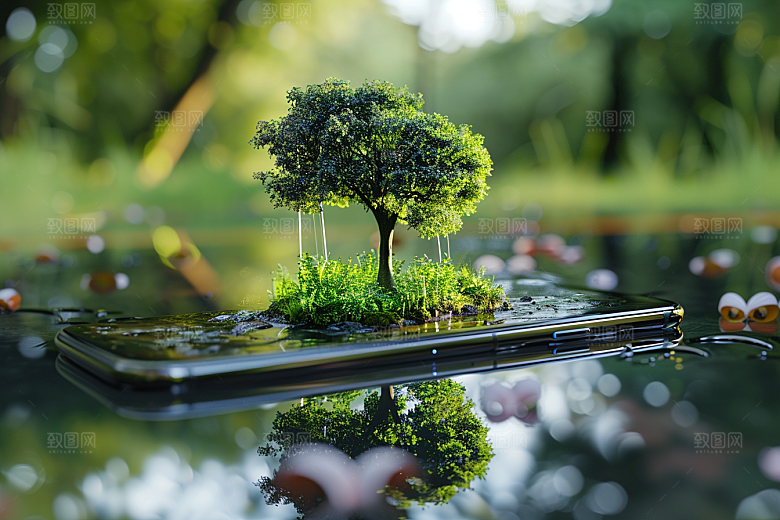 手机VR山水自然VR技术模型